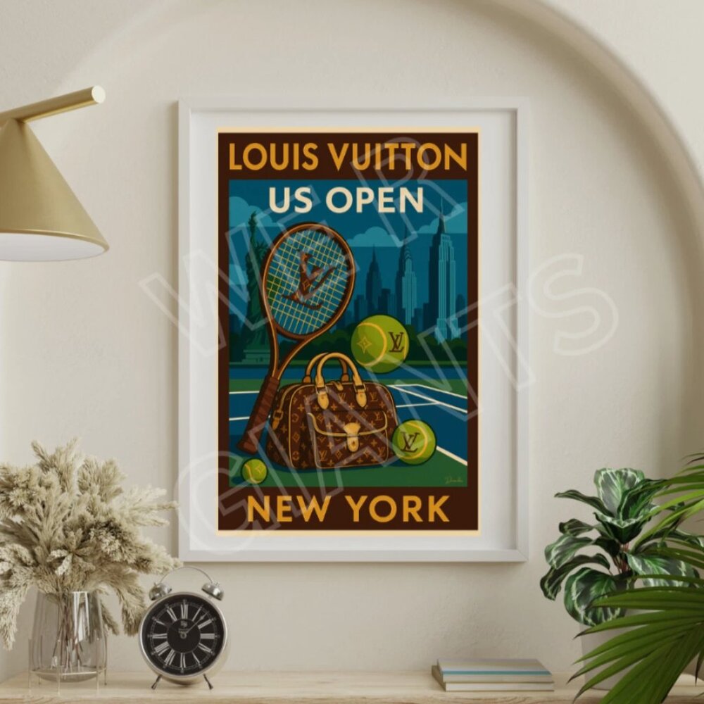 US Open x Louis Vuitton 11x17 Art Print